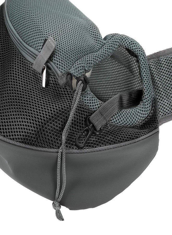 IBLUELOVER Dog Sling Carrier Hand-Free Puppy Carrier Purse Breathable Mesh Pet Chest Bag Adjustable Outing Pet Travel Sling Bag for Small Dogs Cats Rabbits(Under 10 lbs) - Image 3